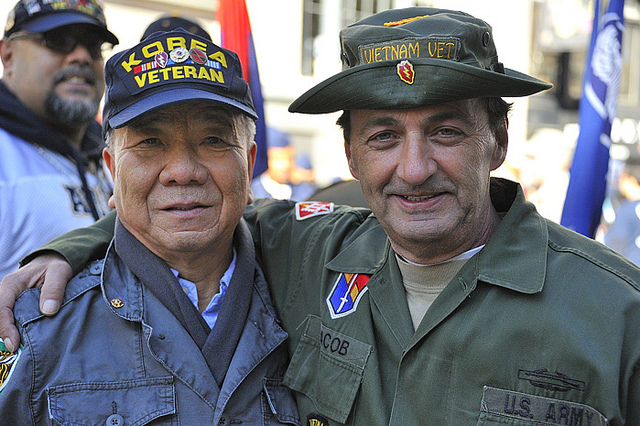 latino veterans from both Korean and Vietnam wars. Courtesy of Angels Instead home care for veterans