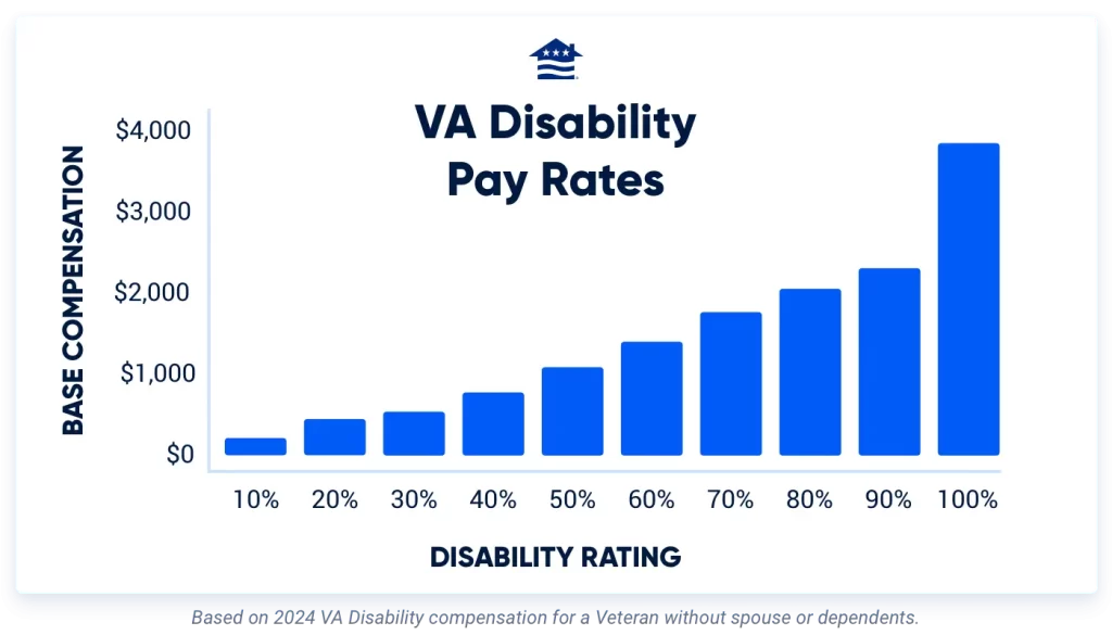 A breakdown of how much the VA paid for Veteran Home Care in 2024