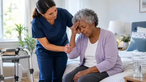 Alzheimer's and dementia care at home with an Angels Instead caregiver