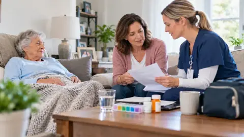 Home health care at home with an Angels Instead caregiver